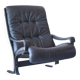 Siesta armchair Westnofa ingmar relling vintage black leather
