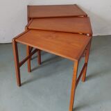 Solid teak pull out tables