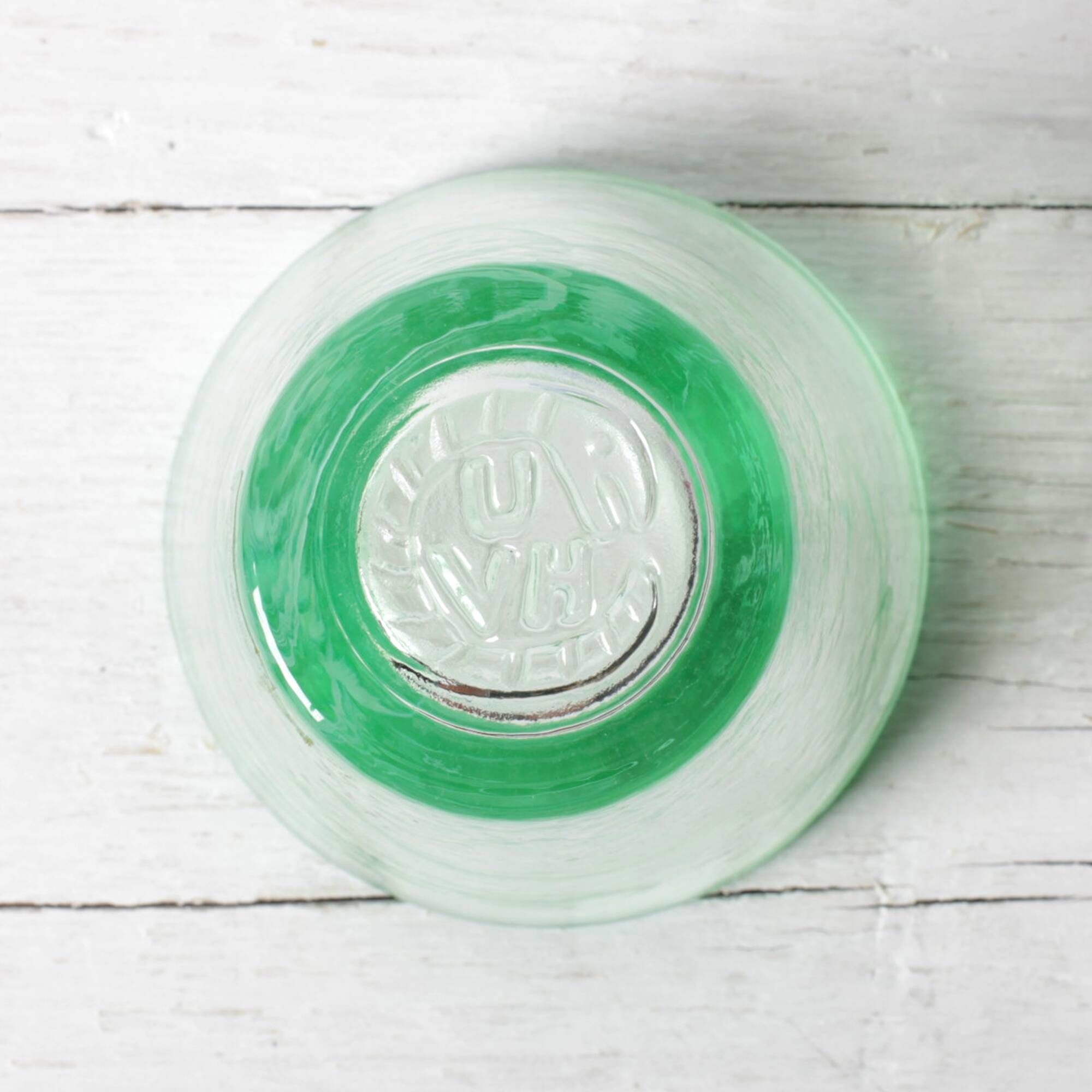 Kosta Boda Green Glass 'Mine' by Ulrica Hydman Vallien / Sweden / 2002