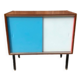 Sideboard with sliding glass doors