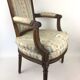 Pair of Louis XVI era convertible armchairs