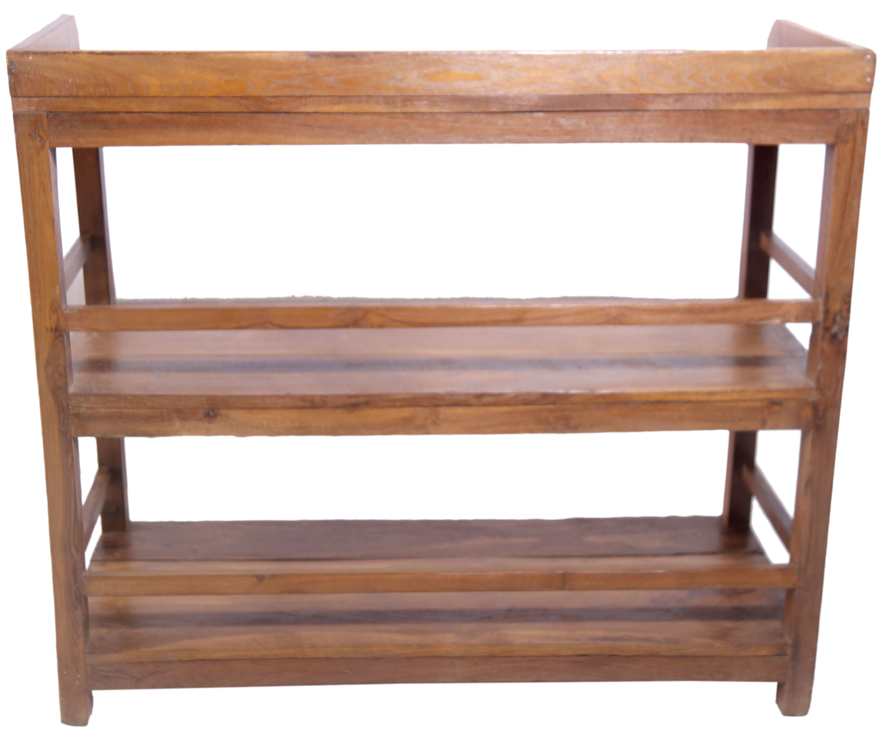 Ancient Burmese teak shelf