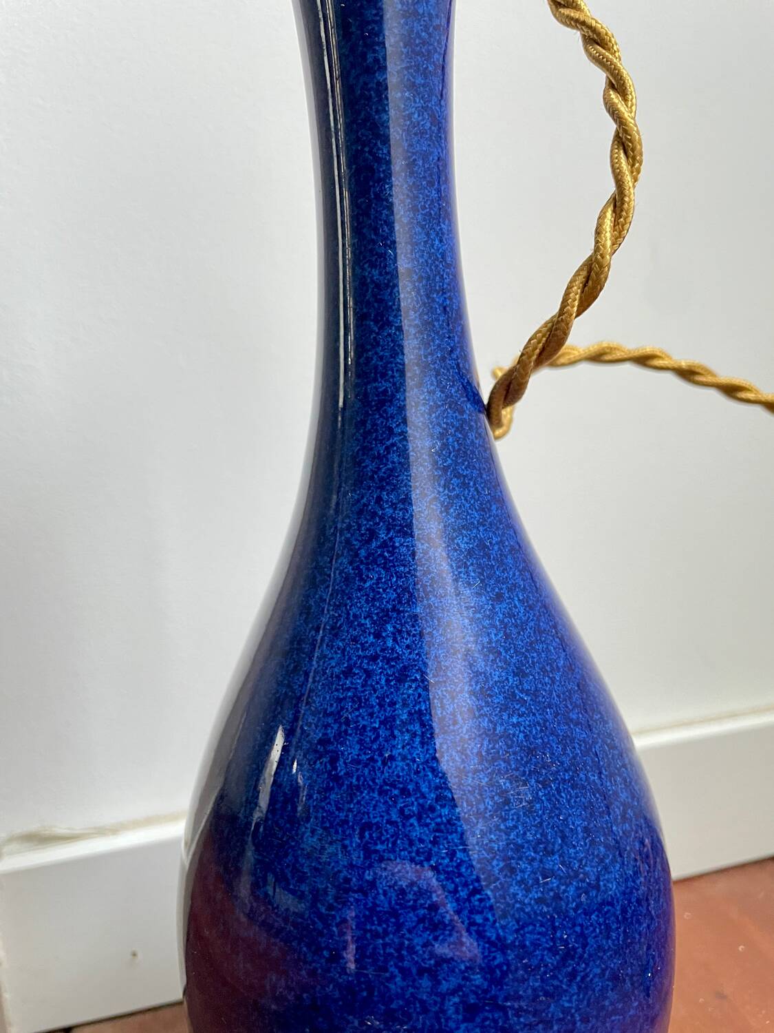 Pied de Lampe Porcelaine de Sèvres 1900