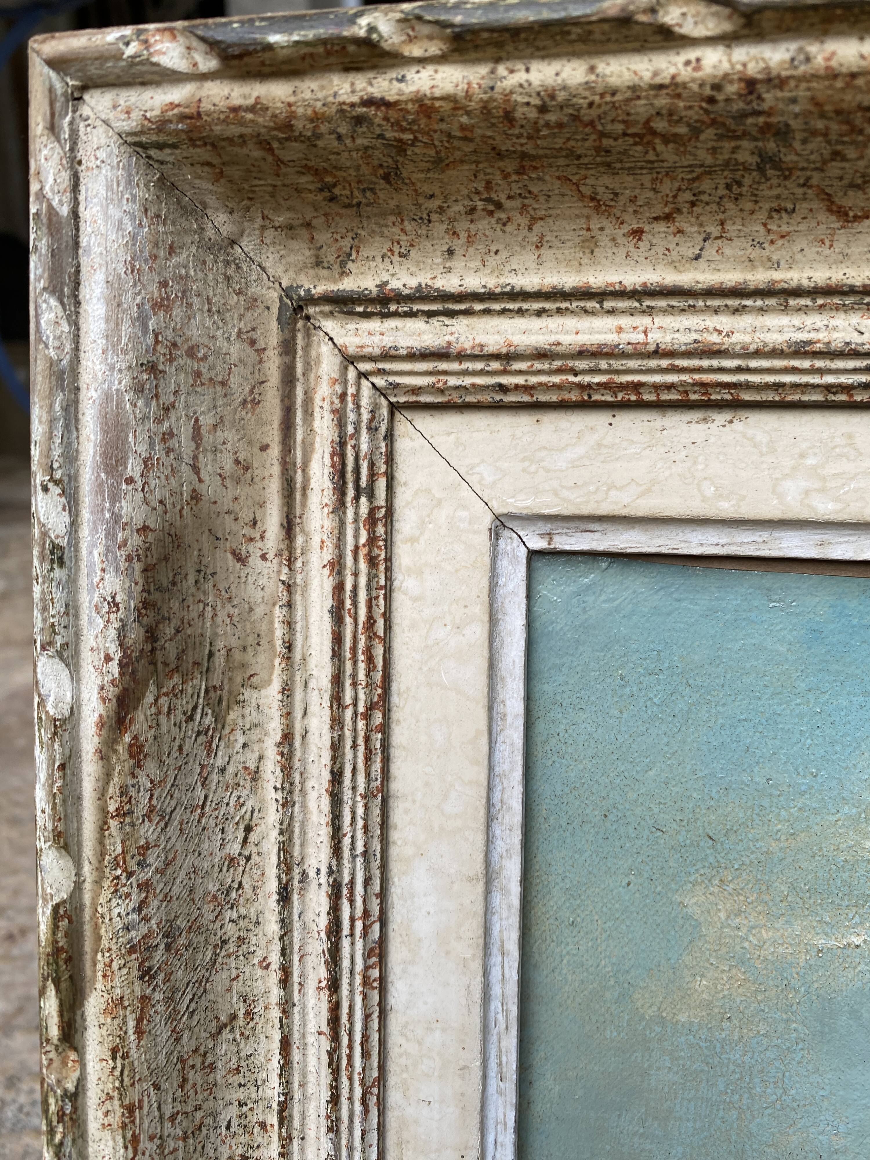 Old countryside landscape painting