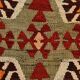 159x249Cm Soft Orange and Red Vintage Kilim Rug, Bohemian Kilim Rug