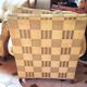 Paire de Fauteuils de style CLUB CHAIR 1940 en tissu carreaux velours