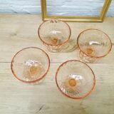 Set 4 Rosaline ice cream cups