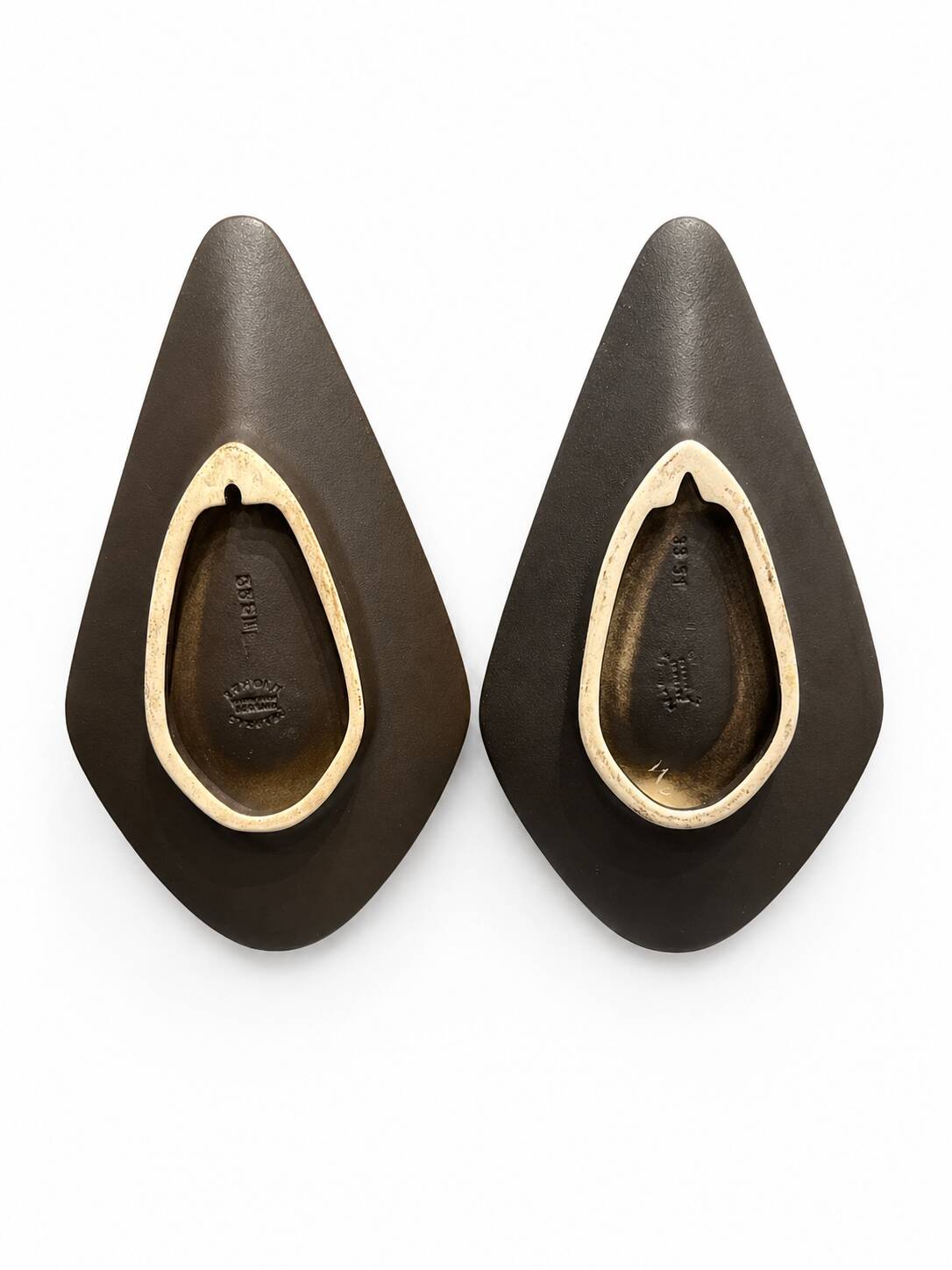 Pair of candle holder wall lights Søholm 3351 L by Johansen