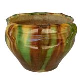 Jardinière antique française en terre cuite de Castelnaudary