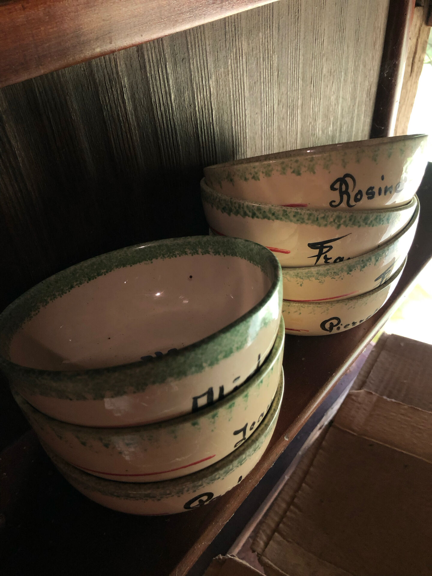 Bowls with first name