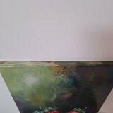 Gouache painting on canvas