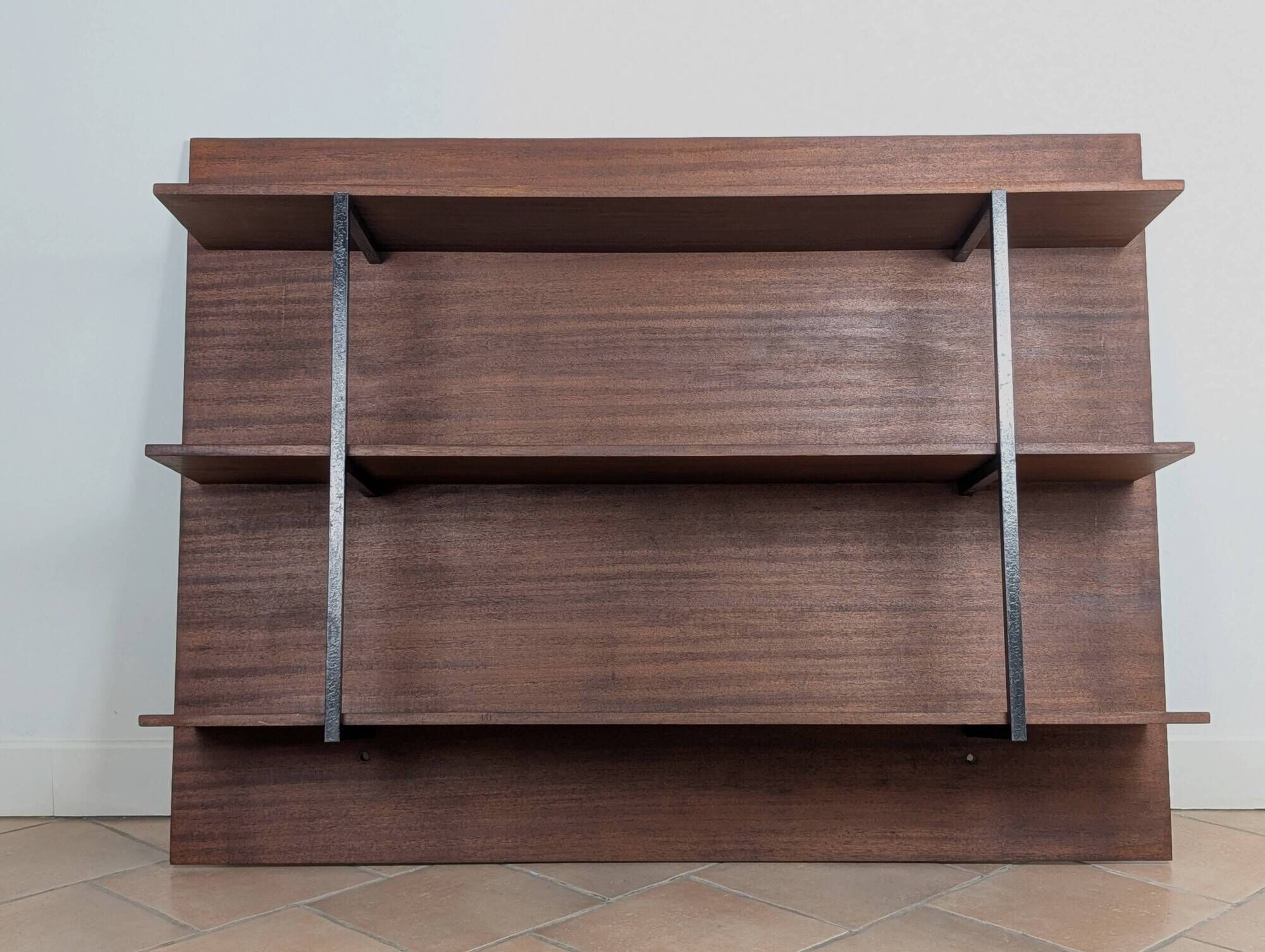 1960s wall bookshelf shelf