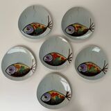Service à poisson 13 pièces, Bernard Serraz 1960