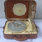 Portable record player Teppaz Presence vintage 1955