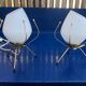 Pair of bedside lamps vintage italian design