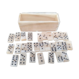 Game of dominoes in albatre