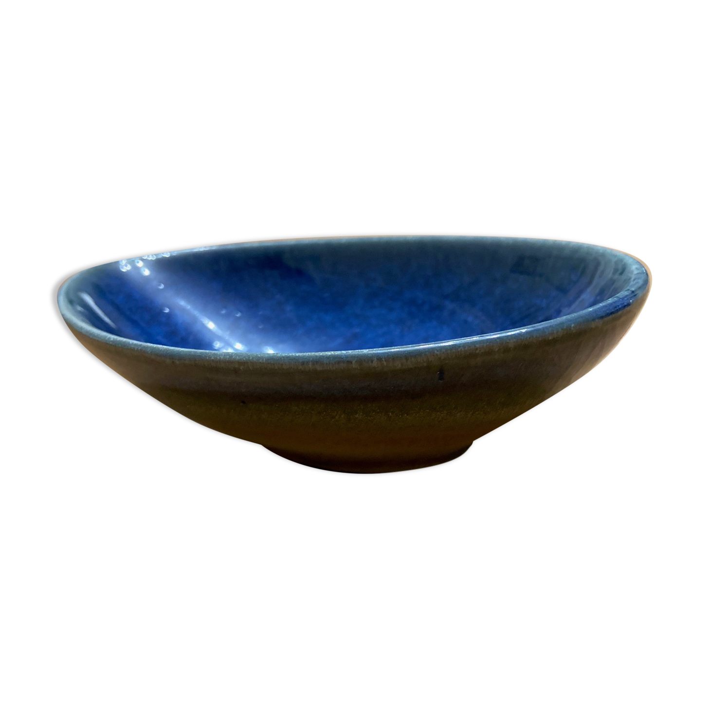 Blue ceramic cup
