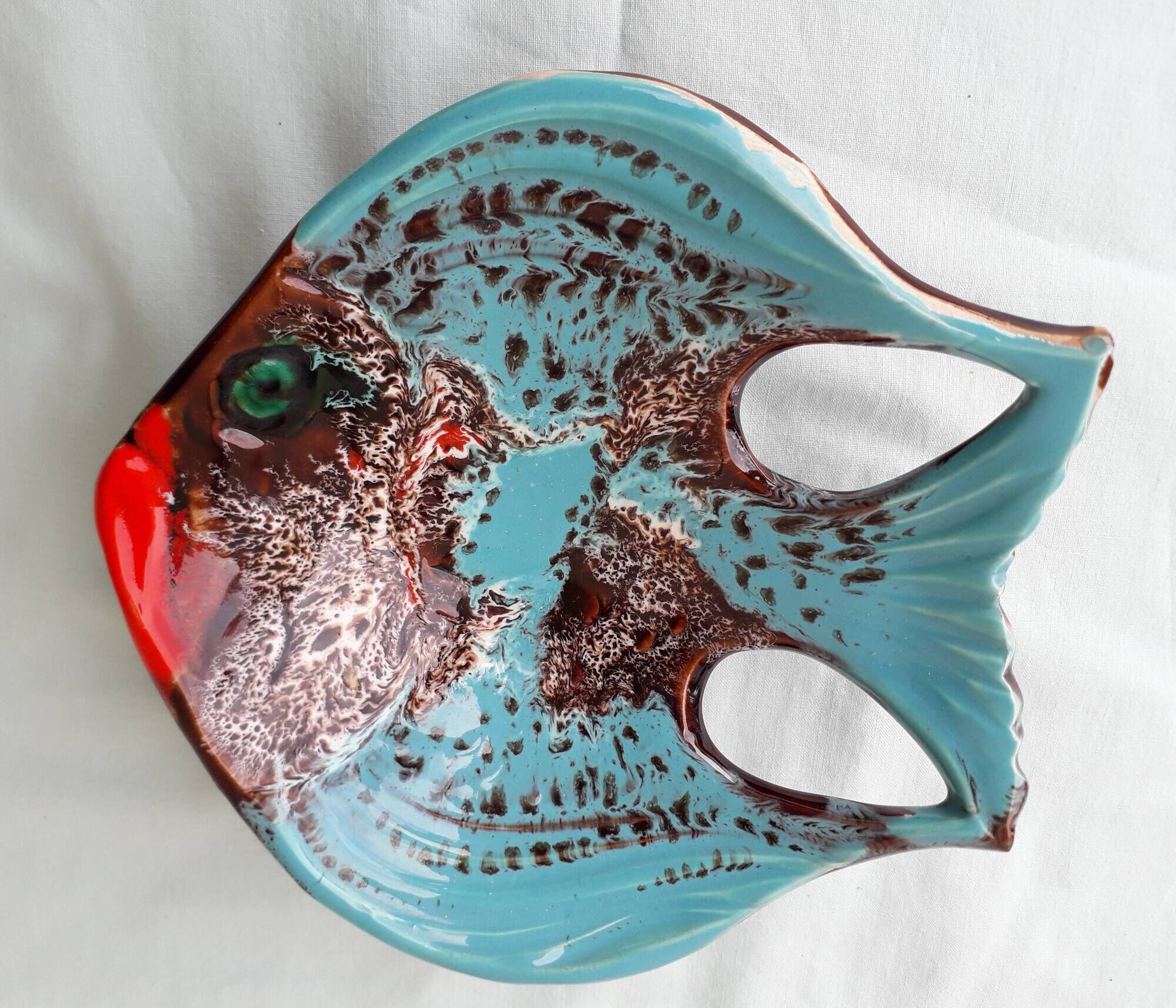 Vide poche poisson en céramique