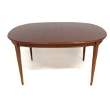 Scandinavian mahogany dining table, Sweden, 1960
