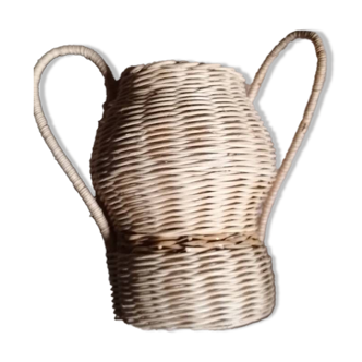 Vintage wicker basket