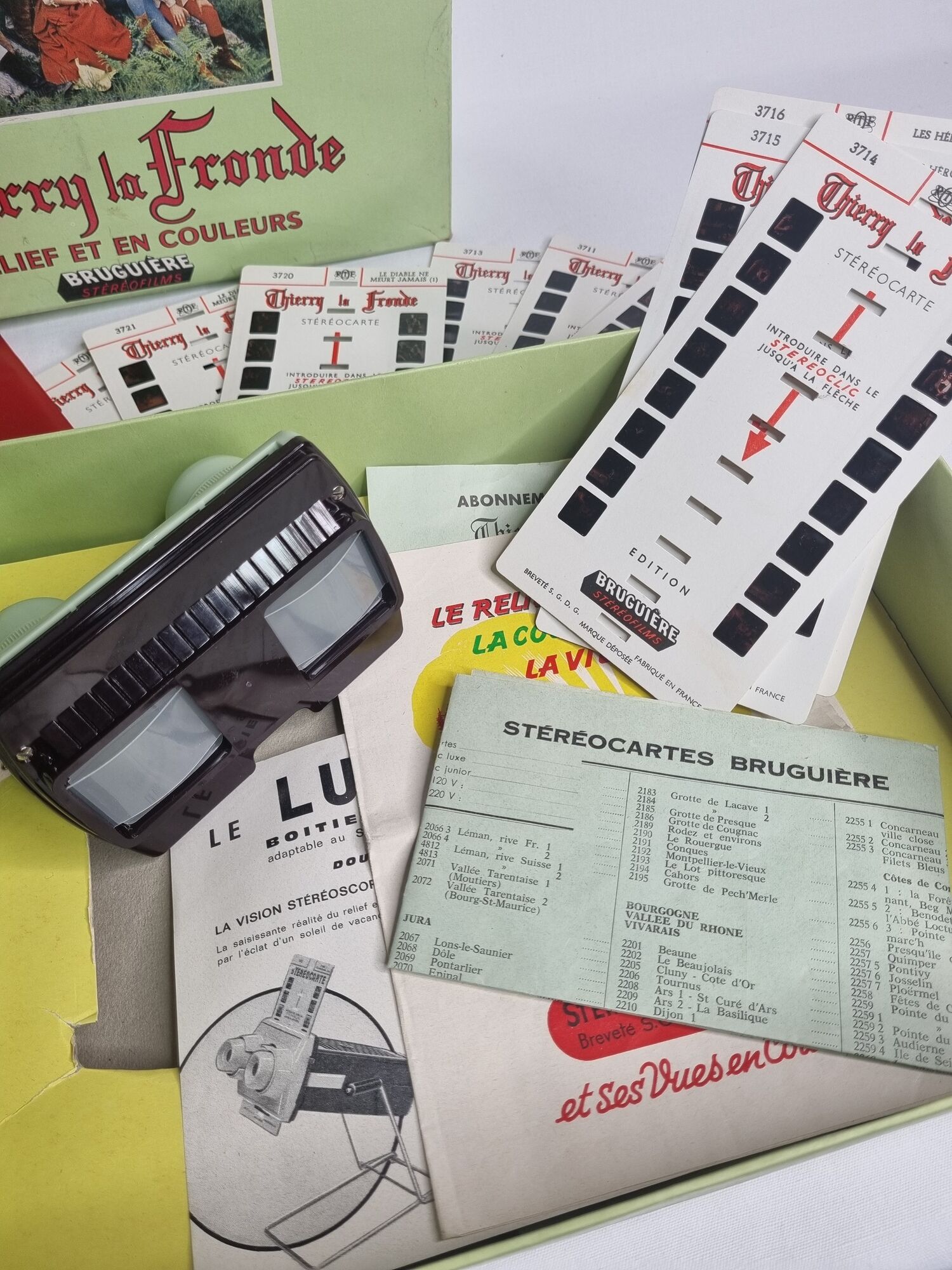 Box set "Thierry La Fronde" published by the ORTF, 60s