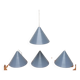 Danish mid-century suspension billiard lamp by Louis Poulsen