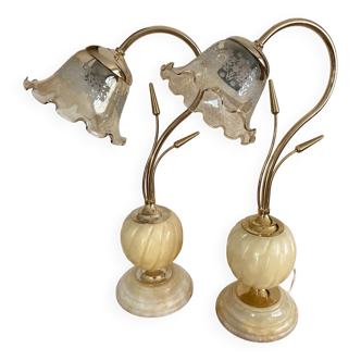 Pair of Art Deco lamps