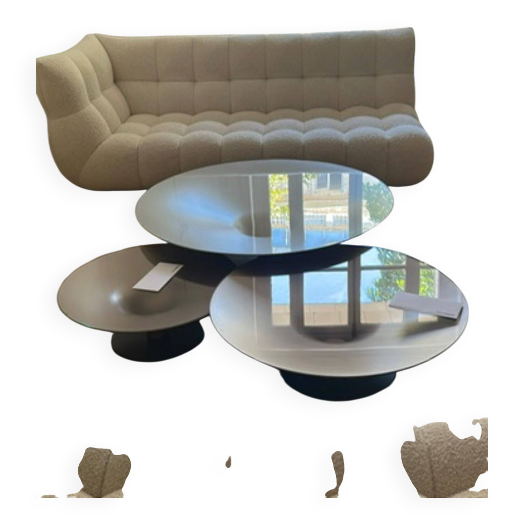 Ovni up coffee table by roche bobois new