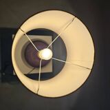 Holmegaard design table lamp model Troll 2 glass base purple color