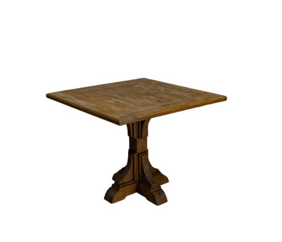 Reclaimed wood square table || Vintage || Rustic