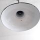 Industrial suspension XXL - Blue and white enamelled sheet - 1940