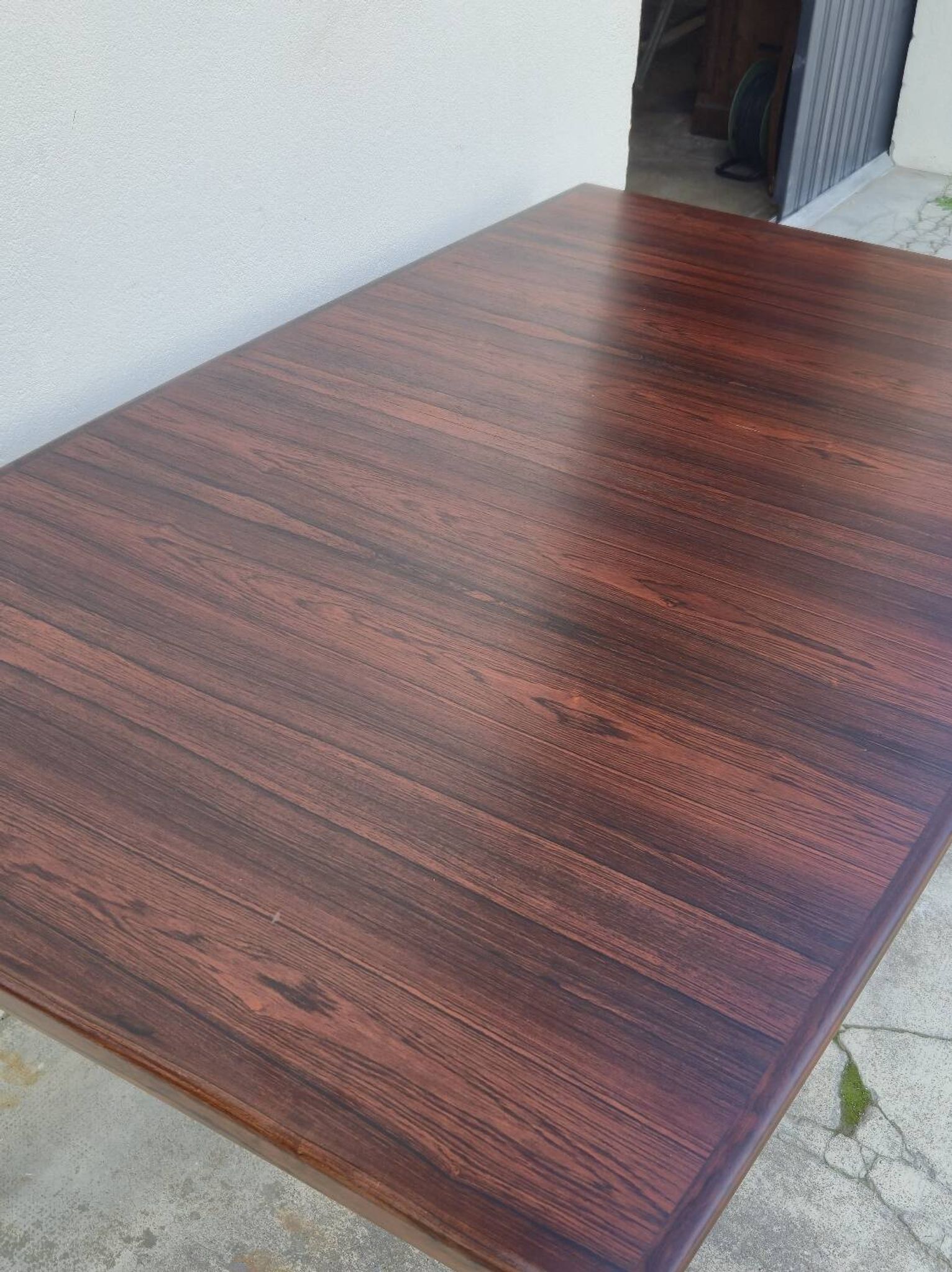 Scandinavian extendable table in Rio rosewood, 1960s