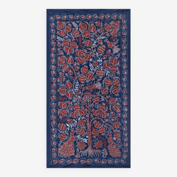 Tapis noué à la main, tapis turc vintage 103x188 cm