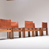 Set of 5 Monk chairs by Afra and Tobia Scarpa 1970
