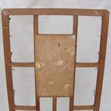 Vintage wooden wall dressing room