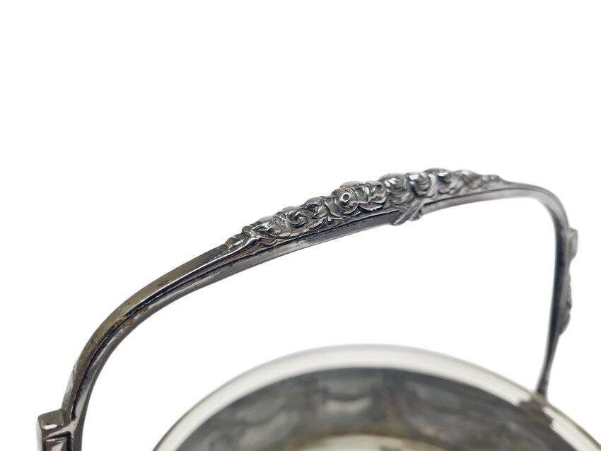 Antique Art Nouveau fruit basket, 1900s