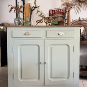 Buffet parisien vert amande vintage 