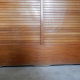Double wooden curtain binder