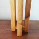 Modernist Scandinavian lamp in solid pine – Sweden, 1970s