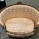 Small Sofa / Marquise From the Napoleon III Period in Waxed Wood in Louis XVI Style