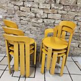 Lot of vintage bruno rey 1970" chairs