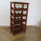 Solid wood wine rack