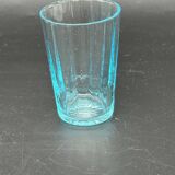 Sky blue glass shot glasses