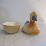 Zoomorphic terrine in earthenware