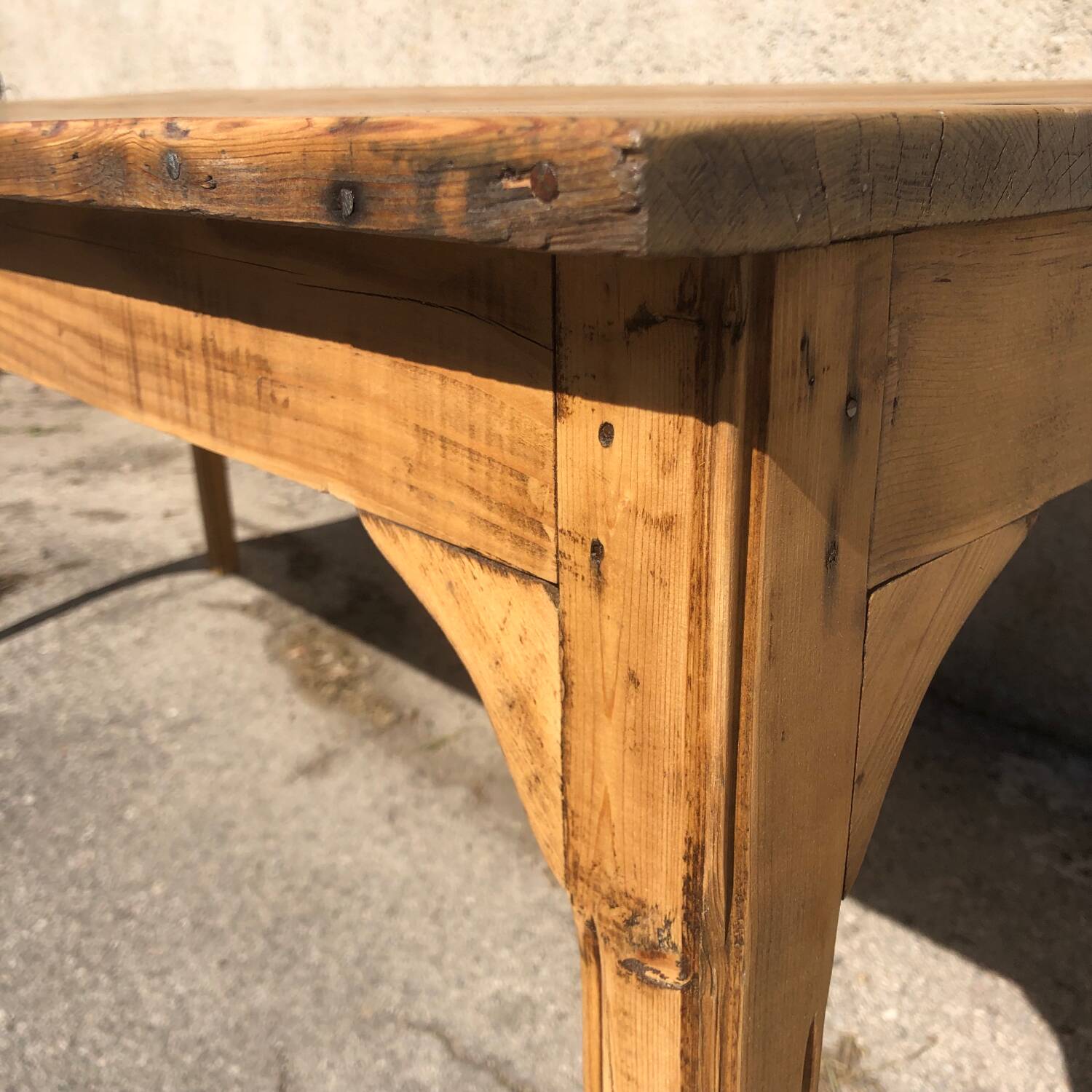 Antique dining table