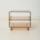 Side table on wheels, Michel Dumas, Roche Bobois, 1970