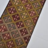 Turkish Handwoven Antique Kilim 3402