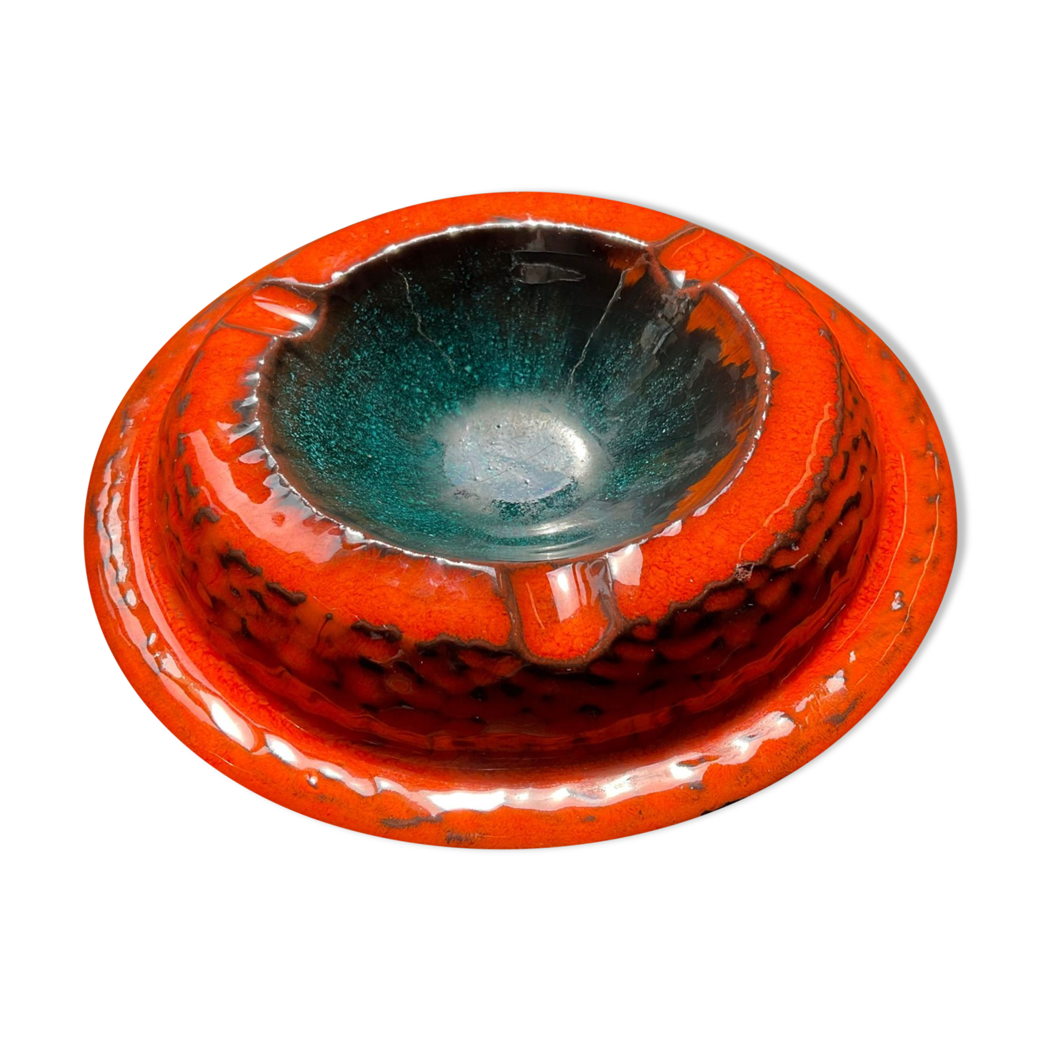 Empty vintage ceramic pocket 70s