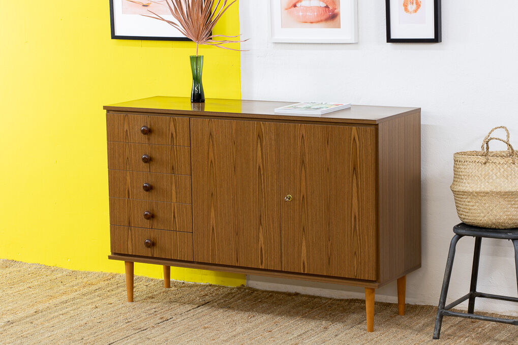 Vintage Scandinavian Enfilade – 131 cm