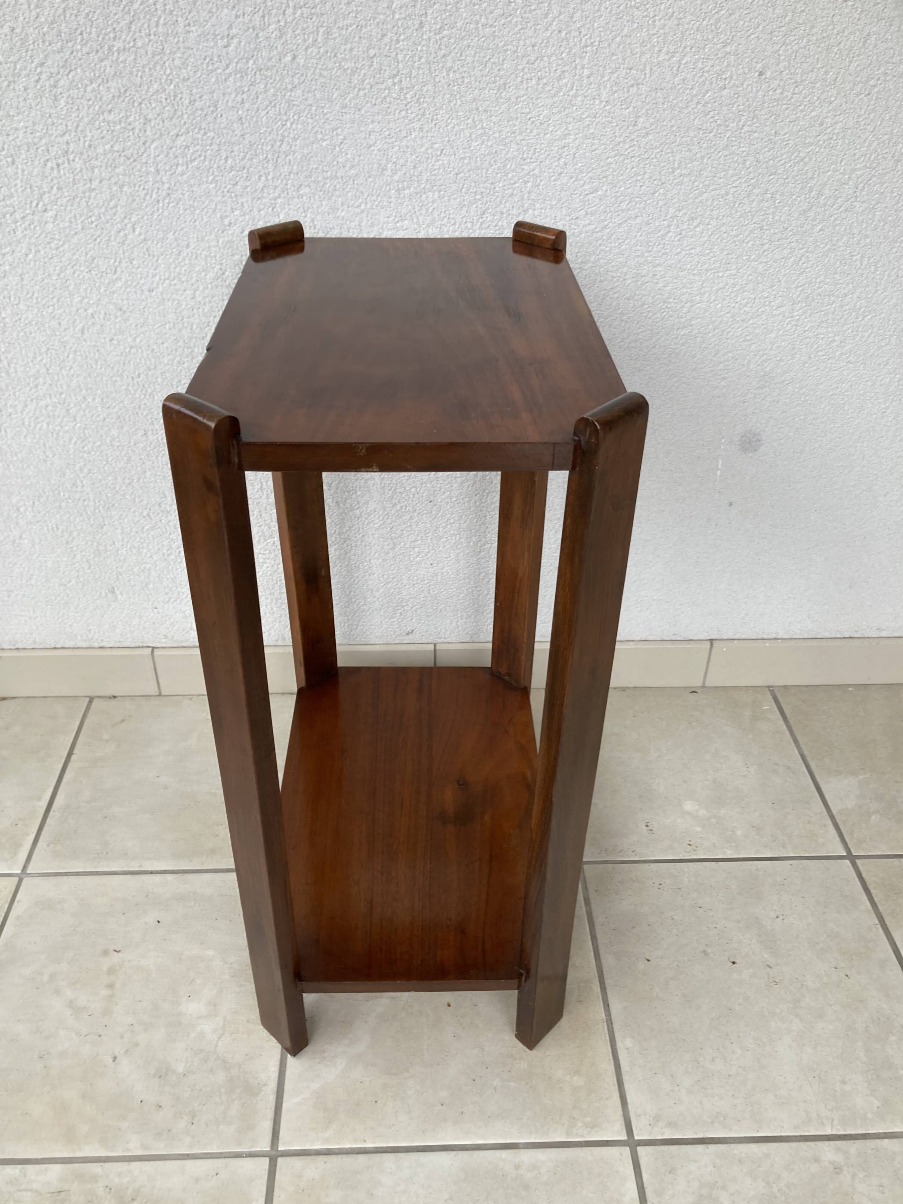 Art Deco Period Walnut Side Table